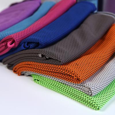 China Custom Gym Microfiber Sport Golf Fitness Logo Suppliers Cold Cooling Towels Safe For Gathering Kids for sale