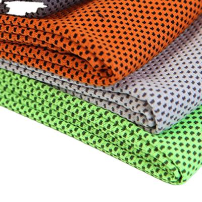 China Kids Safe Quick Drying Sports Workout Travel Microfiber Gym Cooling Cold Square Towels for sale