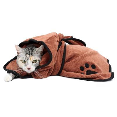 China Wholesale Custom Stocked Microfiber Pet Bath Soak Up Towel for sale