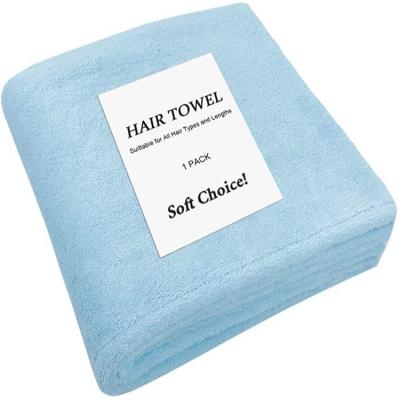 China Wholesale Home Microfiber Hair Wrap Hair Wrap Soft Quick Dry Soft Comfy Towels for sale