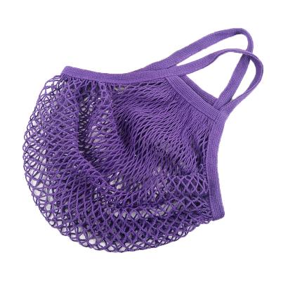 China High Quality Reusable Eco-friendly Microfiber Mesh Produce Set Drawstring Fruit Net Bag for sale