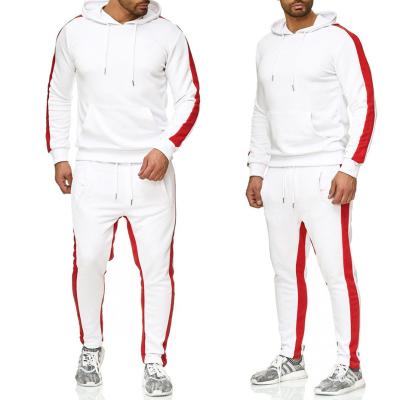 China Mens Thermal Hot Sale Designers Winter Clothing Mens Thermal Tracksuits Solid Casual Cotton Blend Long Spliced Sporty Sweatsuit Hoodie for sale