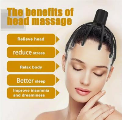 China 2 AAA Batteries Head Scalp Massager for Head/ Scalp Care and Improved Circulation for sale