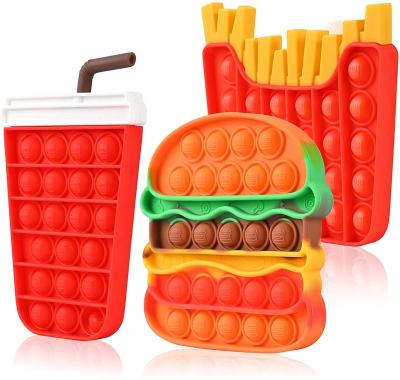 China HUAYI Sensory Toy HUAYI Bubble Noise Squeeze Noise Pusher Toys Dye Knotting Push Noise Bubble Noise Pusher Toy Effort Sensory Release for sale