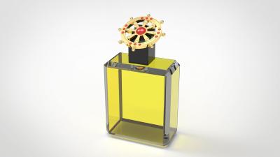 Cina I cappucci in lega di zinco del profumo del metallo di Beatuiful per le merci di lusso, fanno il vostro proprio logo in vendita