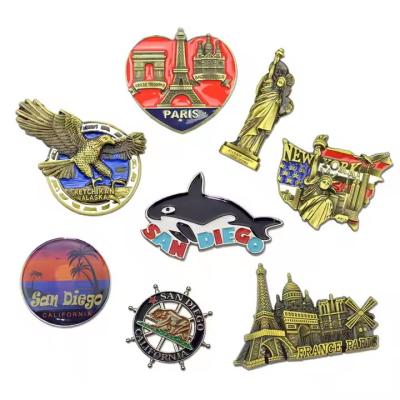 China Souvenir Gift Cool Fridge Stickers Local Landmark Building for sale