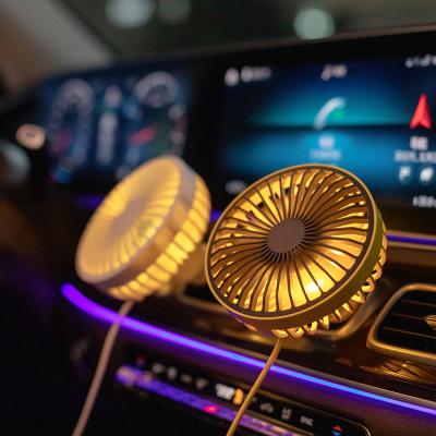 China New Arrival Portable Air Cooler Fashion 3 360 Speed Adjustable Detachable Grille Easy Clean Light Fan Car Fan for sale