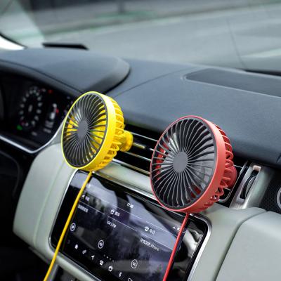 China New Arrival Portable Air Cooler Fashion 3 360 Speed Adjustable Detachable Grille Easy Clean Light Fan Car Fan for sale