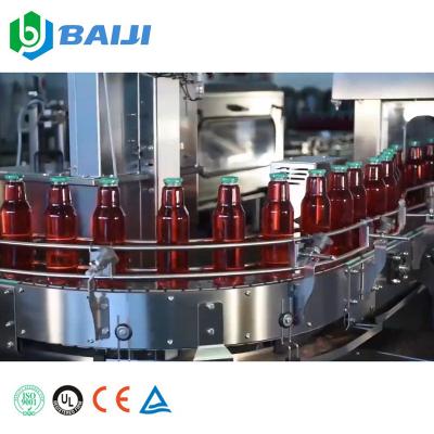 China Food Automatic Small Capacity Glass Bottle Concentrate Fruit Juice Hot Filling Bottling Machine Mango Orange Production Line for sale