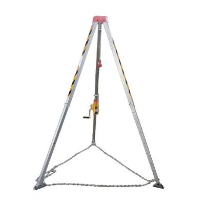 China Multifunctional 4mm/5mm Tripod Confined Space Entry Tripod Space Entry with Rescue Kit Small Top Rescue Tripod for sale