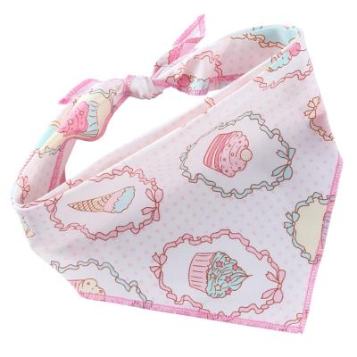 China Multifunctional Viable Promotional Pet Bandana Stocked Dog Scarf Triangle Dog Bandana Collar for sale