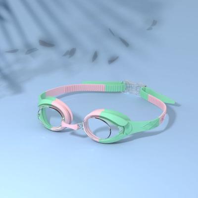 China Durable Kids Swimming Goggles Eye Protection Kids Swim Goggles Pain Strap Free Kids Swim Goggles for sale