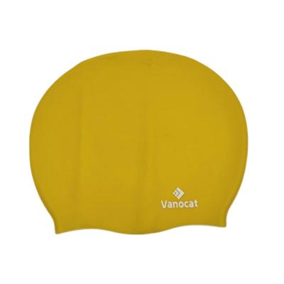 China Extra Large Waterproof Durable Eco-Friendly Swim Cap For Kids Silicone Flat Swim Cap Printed Logo With Kids Swim Cap for sale