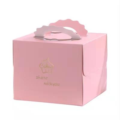 Cina Al dettaglio Custom Wedding Cake Box Birthday Mother's Day 6 pollici 8 pollici 10 pollici 12 pollici 14 pollici in vendita