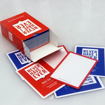 China Aangepaste kaartspeldruk Air/Sea/Express Verzendmogelijkheden Offset Printing Method Aanpasbaar ontwerp Te koop
