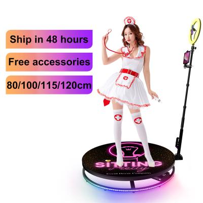China Portable 360 Degree Photo Booth Spinner Camera Photo Booth 360 Basic Configuration/Deluxe Configuration Wedding for sale