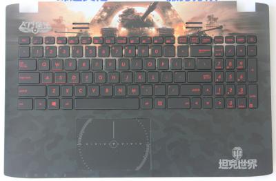 China Laptop keyboard with Palmrest backlight for ASU ZX50J ZX50JX GL752JW GL552 for sale