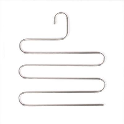 China Contemporary Multi-Functional Multifunctional Space Saving Pants Hanger Universal Magic Pants Rack for sale