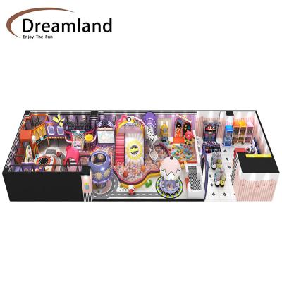 China Deja que la imaginación de tu hijo corra salvaje Equipo de juegos suave grande Castillo travieso Un mundo de ensueño para niños en venta