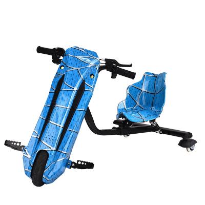 China Adult Electric Smart Kid Tricycle 360 Wheels Toy 3 Wheels Drift Scooter With Big LED Light 7.5inch for sale