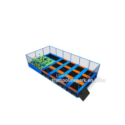 China With Protective Net Foam Pit Free Jumping Area Providers Indoor Trampoline Court for sale