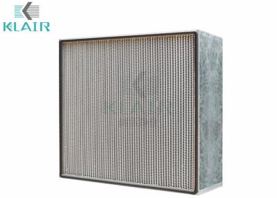 Chine KLAIR a profondément plissé la fibre de verre de filtre à air de Hepa avec la résistance finale de la PA 600 à vendre