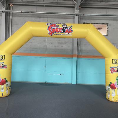 China 2023 hot selling customize logo hot selling 5m factory wholesale christmas arch inflatable for sale