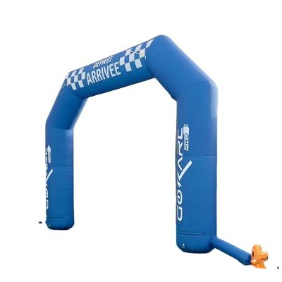 China Entrance Door Inflatable Finish Arch CE Certificate With LED Light for sale