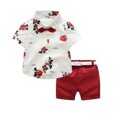 China Boys Casual Comfortable Breathable Kids Clothes Summer Shorts Sleeve Clothes For Kids for sale