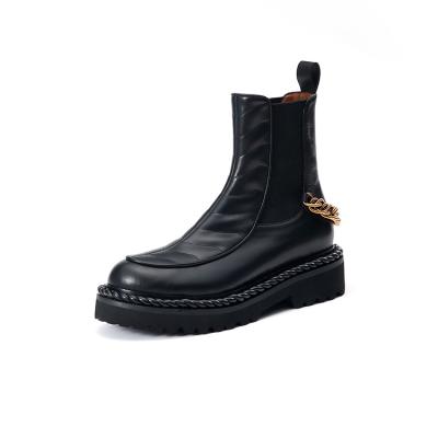 China 2021 New Winter Comfortable Round Toe Chelsea Boots Ankle Boots Breathable Classic Women for sale
