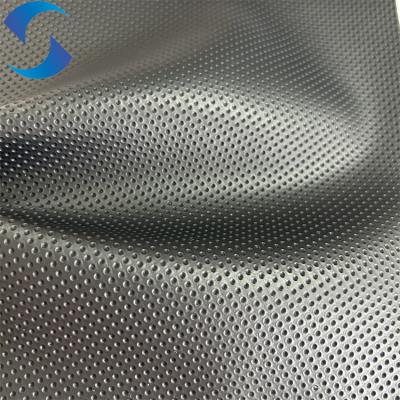 China 1.7mm±0.05 Dicke PVC-Ledergewebe für Autositze PVC-Künstliches Leder atmungsaktives kleines rundes Lochmuster zu verkaufen