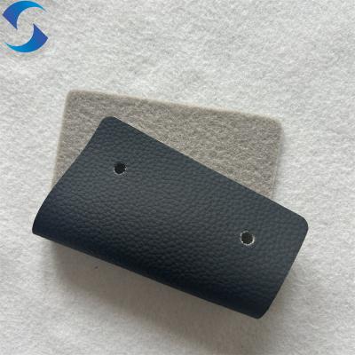 China Tecido de couro sintético de PVC anti-gravura com apoio de lã de poliéster 100% à venda