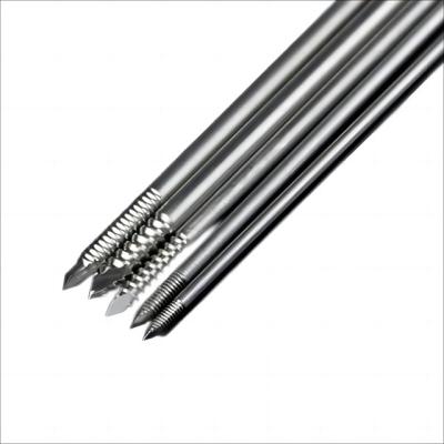 China Agujas para animales de acero inoxidable 14 g x 2