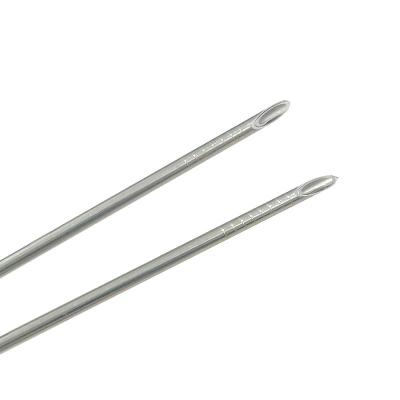 China Agujas de extracción de óvulos de acero inoxidable de precisión Agujas médicas de punción de óvulos dobles en venta