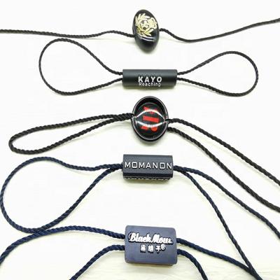 China Custom Viable Logo String Seal Hang Granule Hanging Tabels Plastic Label for Garment Jewelry Watch and Wine Package for sale