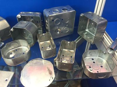 China Zinc Plated Metal Conduit Box Octangon Square 1-1/2