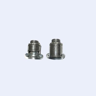 Chine 1/2Inch 2Inch polissant les garnitures flexibles de conduit a galvanisé la bride en acier de 1.0mm à vendre