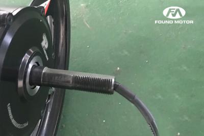 China 16'' 36V 350W oneside axle dc brushless geared custom hub motor with electromagnetic brake for electric wheelchair for sale