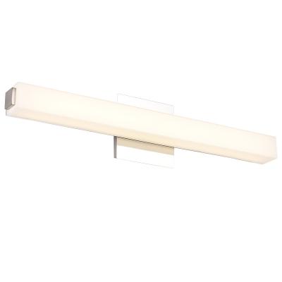 China Modern Stainless Steel 8W/14W Chrome Style Bathroom Aluminum Modern Washroom IP44 Waterproof Retro Silver Led Mirror Wall Lamp Light for sale