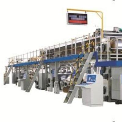 Chine Matériau d'emballage en bois ligne de production de carton ondulé à double paroi pour carton à vendre