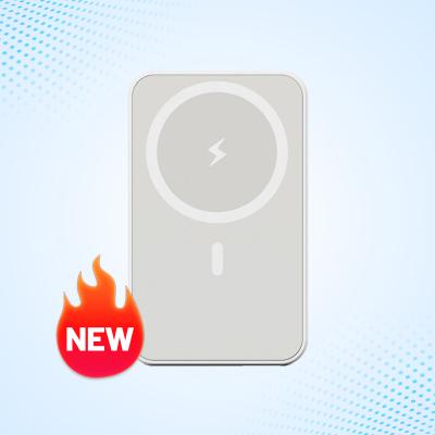 China 2022 Wireless Charger Fast Charging Support 15W Ridge New Arrival 5000mah Fast Wireless Power Bank Powerbank For Phone for sale