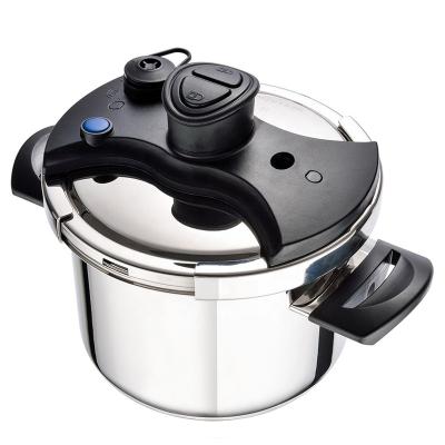China Sustainable Hot Sale Popular Design Mirror Polish Stainless Steel Pressure Cooker for sale