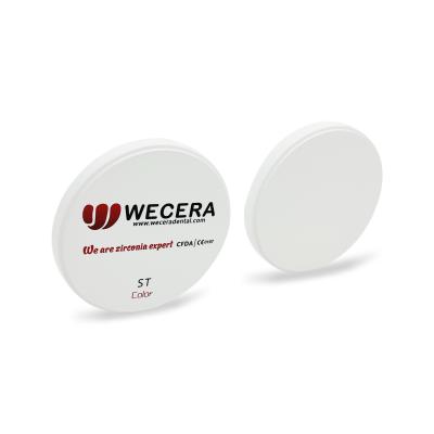 China 16 Colors Pre Shaded Zirconia Blocks CAD CAM Dental Translucent CE FDA Approved for sale