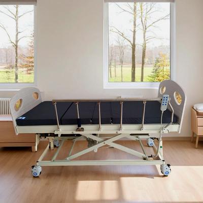 China Three-Function Electric Nursing Bed with Aluminum Alloy Main Frame and 175kg Safety Load 200*90cm for sale