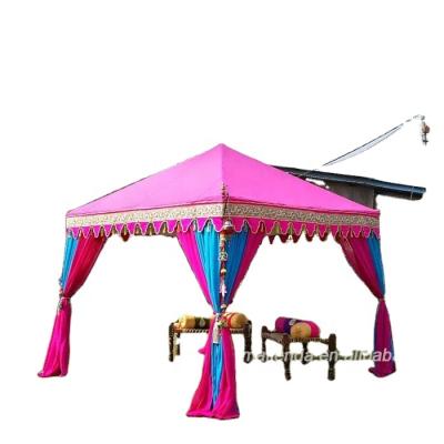 China Tube Type Tent Stake 3x3m Pergola Tent Indian Exotic Tent Wedding Tent for sale