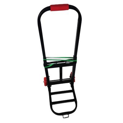 China Unique Design Hot Sale Stainless Steel Trolley Shopping Foldable Workshop Trolley With Ladder for sale