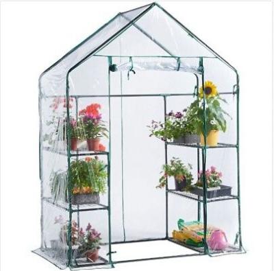 China Easily Assembled Walk In Compact Greenhouse Garden System Weather Resistant PVC for sale