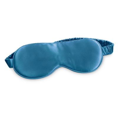 China Conventional Shape Eyemask Silk Satin Relaxing Soft Fluffy Cooling Eye Mask Skin-Friendly Anti-Wrinkle Collagen Feeling for sale