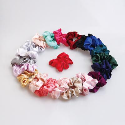 China Large Silk Satin Headband Hair Flower Hair Scrunchies for Women and Girls Party Travel Use for sale