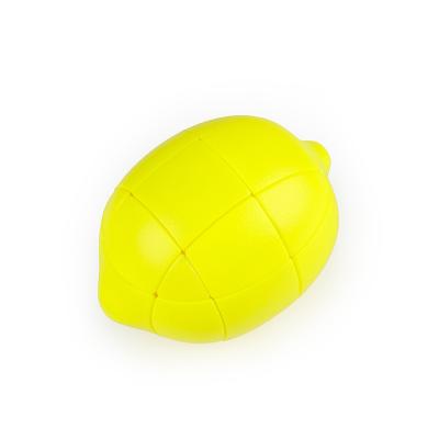 China Cartoon Toy Creative Toys Apple Lemon Banana Fruit Puzzle Shaped Cube Toy Kids Gift Adults Relax Speed Cube for sale